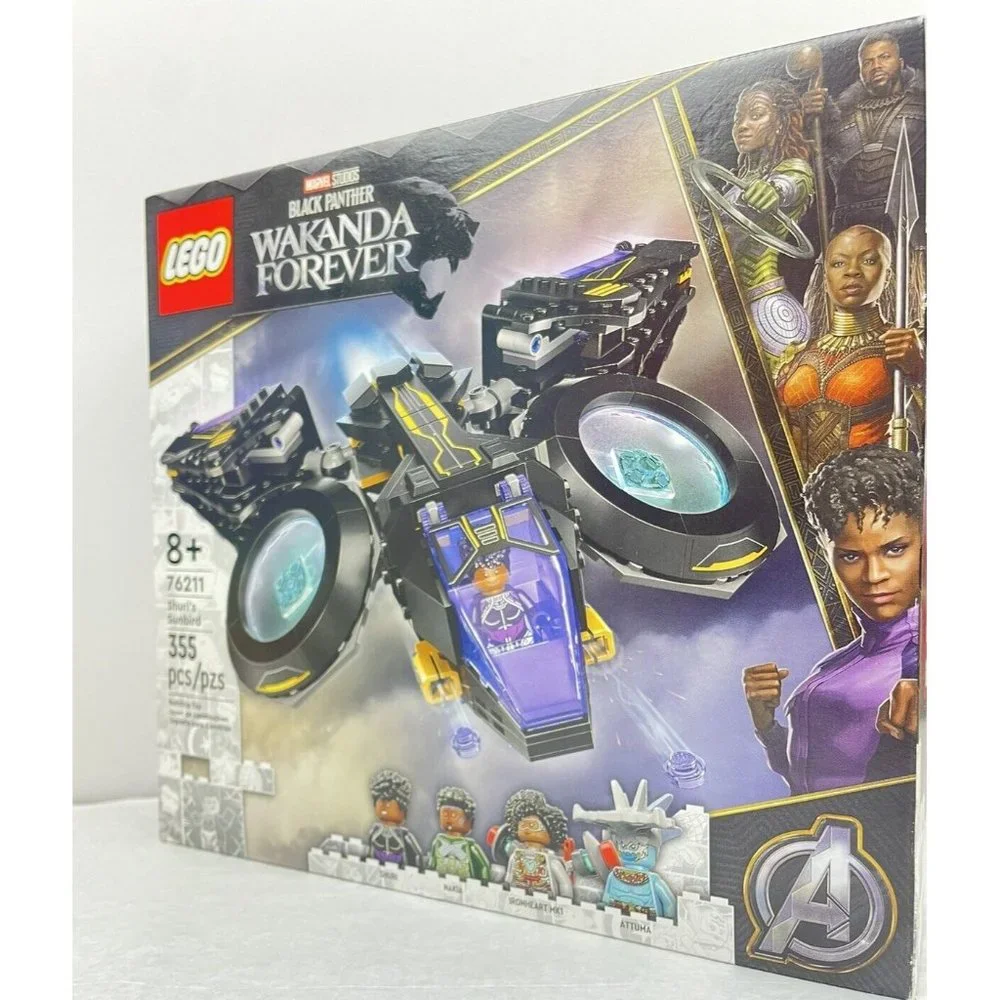LEGO MARVEL BLACK PANTHER WAKANDA FOREVER 355 PCS SHURI’S SUNBIRD